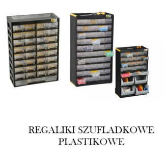 REGALIKI SZUFLADKOWE PLASTIKOWE