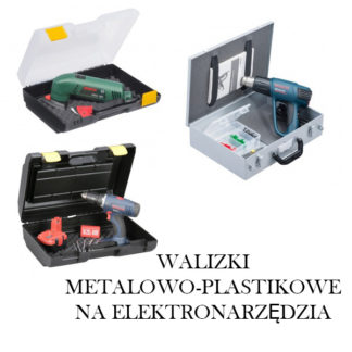 WALIZKI METALOWO-PLASTIKOWE NA ELEKTRONARZĘDZIA